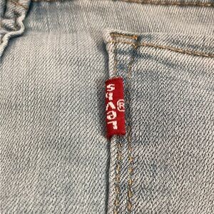 Levi's Light Wash Denim Jeans with Red Tab. Tag Upside  710 Super Skinny-30